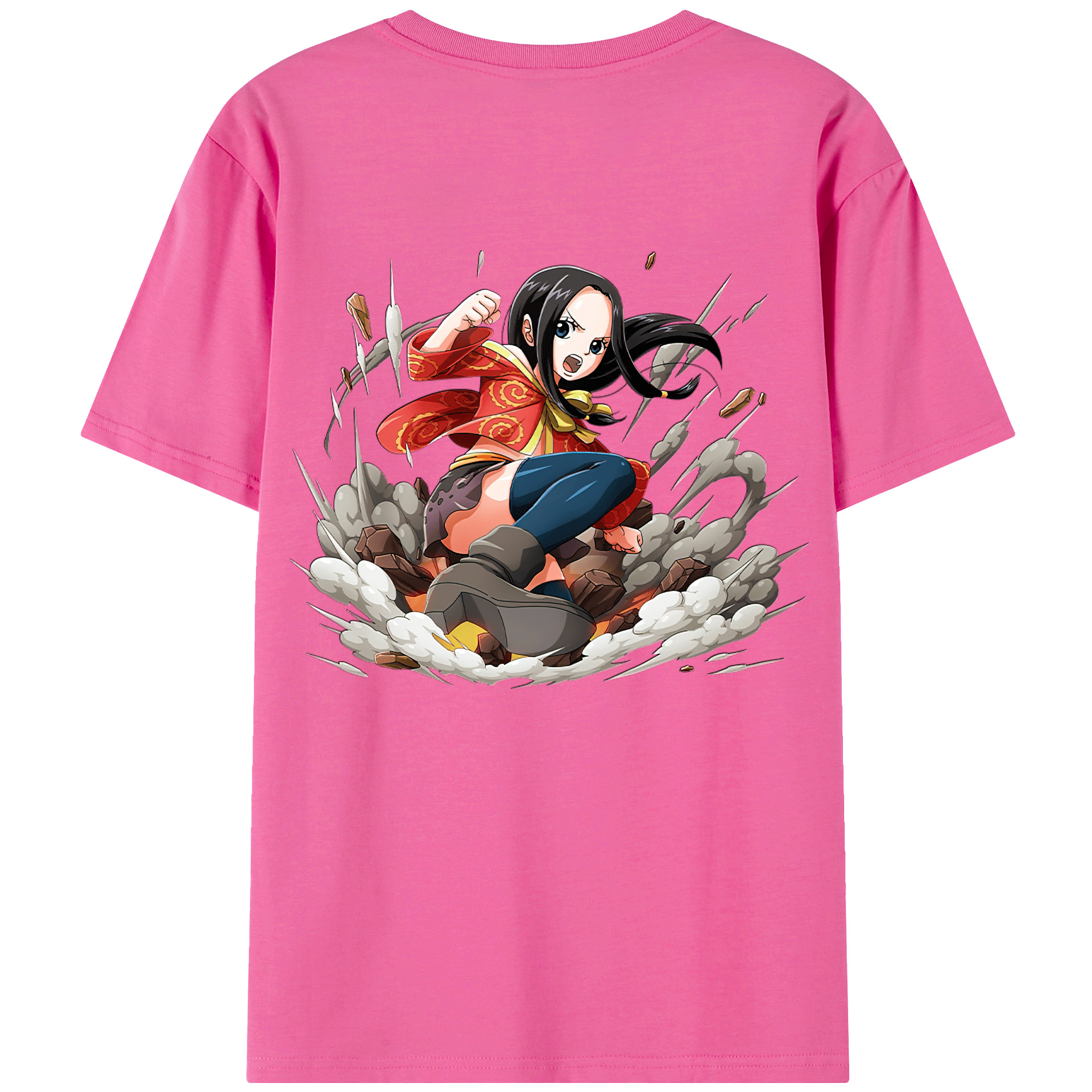 ワンピース ボア・ハンコック ONE PIECE Boa·Hancock レディース半袖Tシャツ(バックプリント)